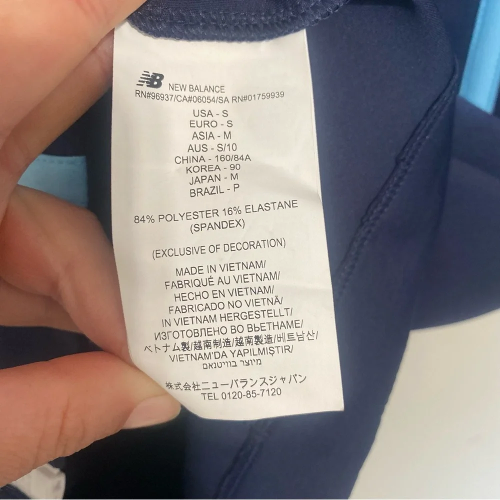 New Balance x STAUD Neoprene Dress Sz S Navy - Picture 11 of 12